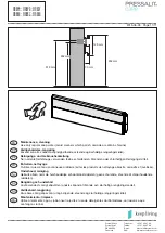 Предварительный просмотр 11 страницы Pressalit Care R9806 Mounting Instruction