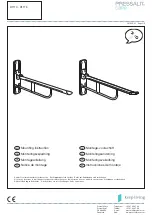 Pressalit Care VALUE R1110 Mounting Instruction preview