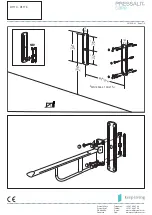 Предварительный просмотр 7 страницы Pressalit Care VALUE R1110 Mounting Instruction