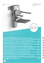 Pressalit 450 seat  R7481 Operation And Maintenance Manual preview