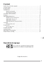 Preview for 3 page of Pressalit 450 seat  R7481 Operation And Maintenance Manual