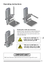 Preview for 11 page of Pressalit 450 seat  R7481 Operation And Maintenance Manual