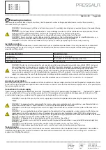 Предварительный просмотр 3 страницы Pressalit 5708590286181 Mounting Instruction