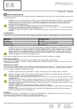 Предварительный просмотр 9 страницы Pressalit 5708590286181 Mounting Instruction