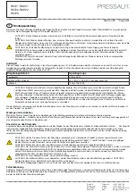 Предварительный просмотр 5 страницы Pressalit 5708590286211 Mounting Instruction