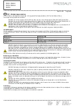 Предварительный просмотр 8 страницы Pressalit 5708590286211 Mounting Instruction