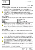 Предварительный просмотр 6 страницы Pressalit 5708590286242 Mounting Instruction