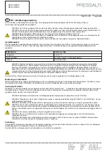 Предварительный просмотр 8 страницы Pressalit 5708590286242 Mounting Instruction