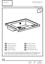 Pressalit 5708590325064 Mounting Instruction предпросмотр