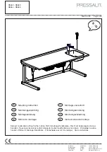 Предварительный просмотр 1 страницы Pressalit 5708590338316 Mounting Instruction