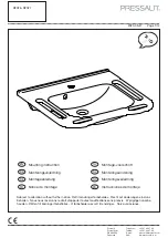 Pressalit 5708590371689 Mounting Instruction preview