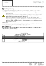 Preview for 8 page of Pressalit 5708590371689 Mounting Instruction