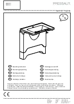 Preview for 1 page of Pressalit MATRIX R482019 Mounting Instruction