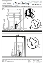 Предварительный просмотр 9 страницы Pressalit Max-Ability R8489 Installation Drawing Manual