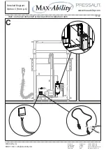 Предварительный просмотр 11 страницы Pressalit Max-Ability R8489 Installation Drawing Manual