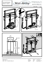 Предварительный просмотр 12 страницы Pressalit Max-Ability R8489 Installation Drawing Manual