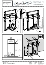 Предварительный просмотр 14 страницы Pressalit Max-Ability R8489 Installation Drawing Manual