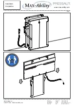 Предварительный просмотр 15 страницы Pressalit Max-Ability R8489 Installation Drawing Manual