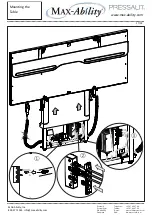 Предварительный просмотр 17 страницы Pressalit Max-Ability R8489 Installation Drawing Manual