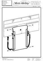 Предварительный просмотр 18 страницы Pressalit Max-Ability R8489 Installation Drawing Manual