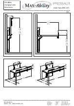 Предварительный просмотр 19 страницы Pressalit Max-Ability R8489 Installation Drawing Manual