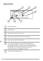 Preview for 34 page of Pressalit Nursing bench 3000 Operation And Maintenance Manual