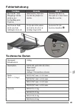 Preview for 43 page of Pressalit Nursing bench 3000 Operation And Maintenance Manual