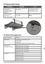 Preview for 71 page of Pressalit Nursing bench 3000 Operation And Maintenance Manual