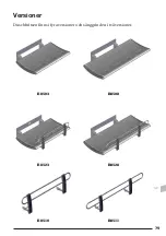 Preview for 79 page of Pressalit Nursing bench 3000 Operation And Maintenance Manual