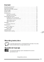 Preview for 11 page of Pressalit PLUS 310 Operation And Maintenance Manual