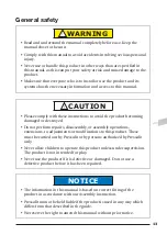 Preview for 13 page of Pressalit PLUS 310 Operation And Maintenance Manual