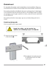 Предварительный просмотр 67 страницы Pressalit Plus R4750 Operation And Maintenance Manual