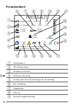 Предварительный просмотр 74 страницы Pressalit Plus R4750 Operation And Maintenance Manual