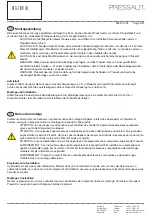 Предварительный просмотр 4 страницы Pressalit R1170 Mounting Instruction