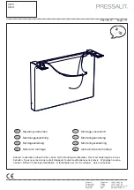 Pressalit R2011 Mounting Instruction предпросмотр