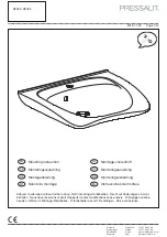 Pressalit R2052 Mounting Instruction предпросмотр