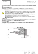 Предварительный просмотр 8 страницы Pressalit R2052 Mounting Instruction