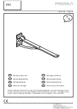 Pressalit R360070 Mounting Instruction предпросмотр