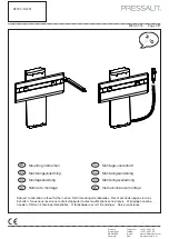 Preview for 1 page of Pressalit R4750 Mounting Instruction