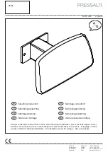 Pressalit R6408 Mounting Instruction предпросмотр