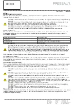 Preview for 3 page of Pressalit R7664 Mounting Instruction