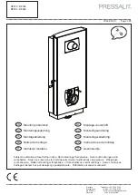 Pressalit R8012 Mounting Instruction предпросмотр