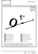 Preview for 1 page of Pressalit R8491 Mounting Instruction