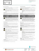 Preview for 2 page of Pressalit R8515 Assembly Instruction Manual