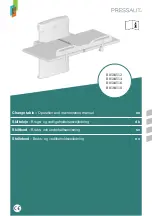 Pressalit R8584512 Operation And Maintenance Manua предпросмотр