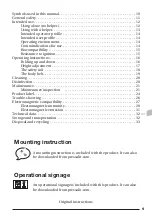 Предварительный просмотр 9 страницы Pressalit R8584512 Operation And Maintenance Manua