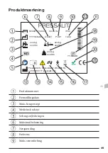 Preview for 49 page of Pressalit R8584512 Operation And Maintenance Manua