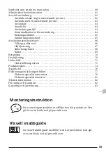 Preview for 59 page of Pressalit R8584512 Operation And Maintenance Manua