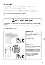 Preview for 71 page of Pressalit R8584512 Operation And Maintenance Manua