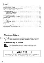 Preview for 38 page of Pressalit R8661 Operation And Maintenance Manual